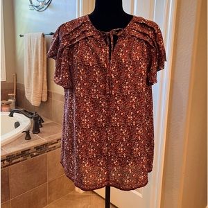 Fall colored blouse